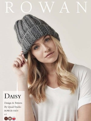 Rowan Daisy Beanie Hat in Big Wool										