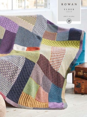 Rowan Elder Throw SS20 Knit ALong Pattern by Lisa Richardson										
