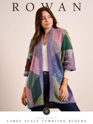 Rowan Large Scale Tumbling Blocks Jacket										