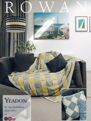 Rowan Yeadon Entrelac Blanket & Cushion