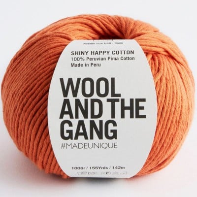 Wool and the Gang Shiny Happy Cotton - True Blood Red