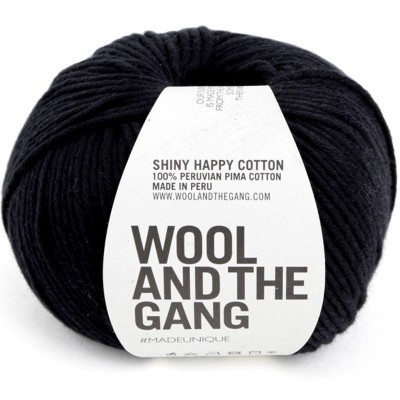 Wool and the Gang Shiny Happy Cotton - Cinder Black