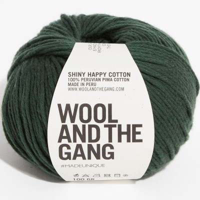 Wool and the Gang Shiny Happy Cotton - Fern Green