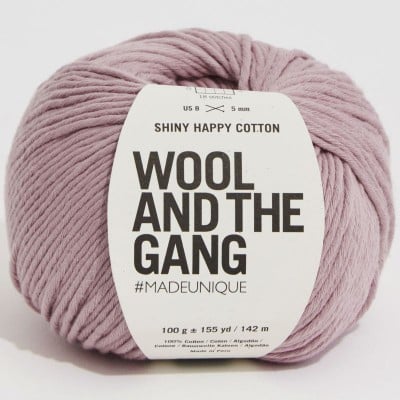 Wool and the Gang Shiny Happy Cotton - 152 Mellow Mauve