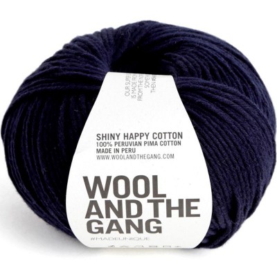 Wool and the Gang Shiny Happy Cotton - Midnight Blue