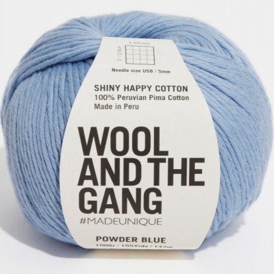 Wool and the Gang Shiny Happy Cotton - Powder Blue