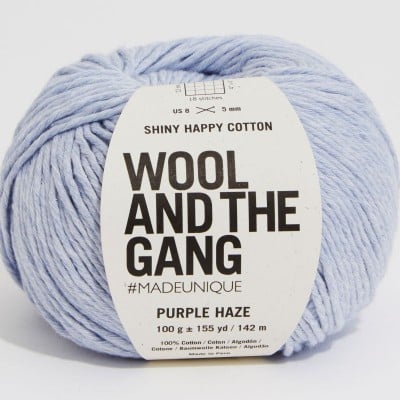 Wool and the Gang Shiny Happy Cotton - Purple Haze