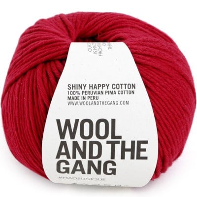Wool and the Gang Shiny Happy Cotton										 - True Blood Red