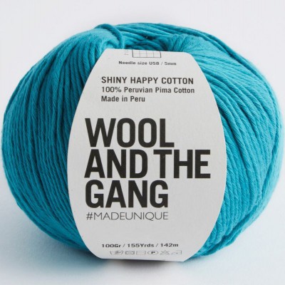 Wool and the Gang Shiny Happy Cotton - Turquoise Waters