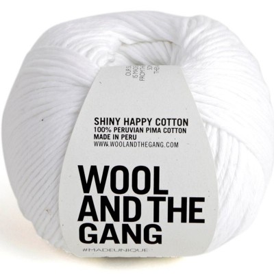 Wool and the Gang Shiny Happy Cotton - White Noise