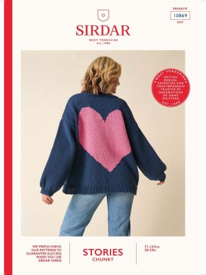 Sirdar 10869 Weekend Wanderlust Lovecore Cardigan										