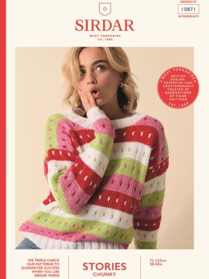 Sirdar 10871 Weekend Wanderlust Wait List Sweater										