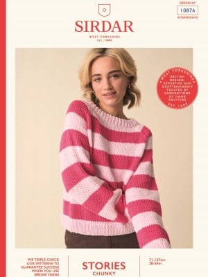 Sirdar 10876 Weekend Wanderlust Thank Me Later Sweater										