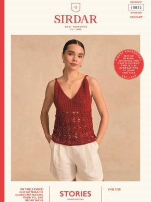 Sirdar Amalfi Coast 10832 Shelly Strappy Top										
