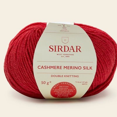 Sirdar Cashmere Merino Silk DK										 - 404 Riding Red