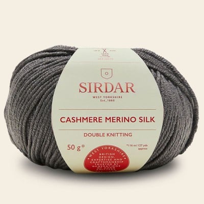 Sirdar Cashmere Merino Silk DK										 - 406 Soft Pewter