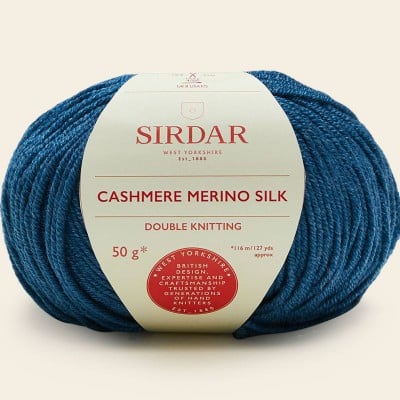 Sirdar Cashmere Merino Silk DK										 - 418 Orient Blue