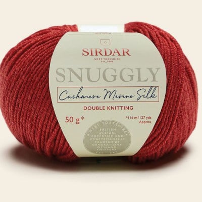 Sirdar Snuggly Cashmere Merino Silk DK										 - 310 Red Riding Hood