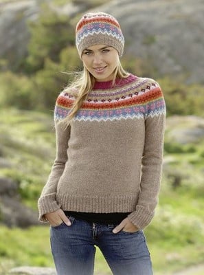 DROPS Stavanger Fairisle Sweater & Hat
