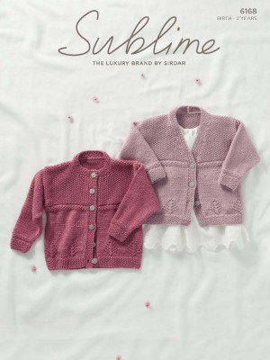 Sublime 6168 Round & V Neck Cardigans										