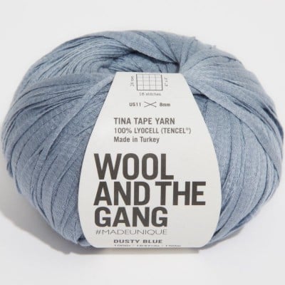 Wool and the Gang Tina Tape Yarn										 - Dusty Blue