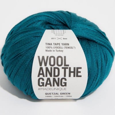 Wool and the Gang Tina Tape Yarn										 - Quetzal Green