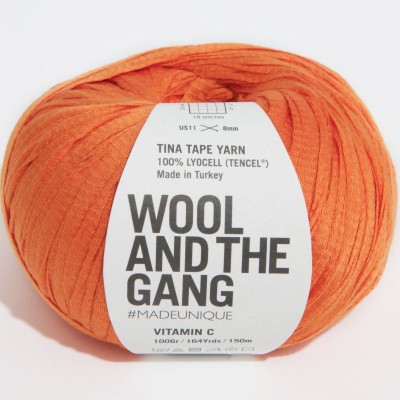 Wool and the Gang Tina Tape Yarn - Vitamin C