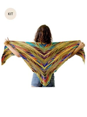 Urth Yarns Butterfly Shawl Kit										 - Pattern