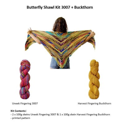Urth Yarns Butterfly Shawl Kit										 - 3007 & Buckthorn