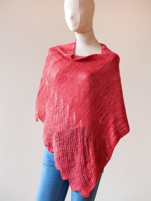 Urth Yarns Step It Up Poncho in Harvest Fingering										