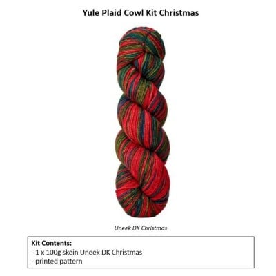Urth Yarns Yule Plaid Cowl										 - Christmas