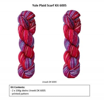 Urth Yarns Yule Plaid Scarf										 - 6005