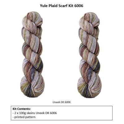 Urth Yarns Yule Plaid Scarf										 - 6006