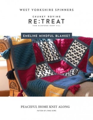 West Yorkshire Spinners Emeline Mindful Blanket Knit-Along Pattern										