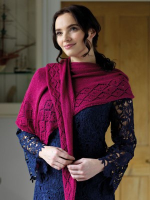 West Yorkshire Spinners Rosalyn Lace Shawl										