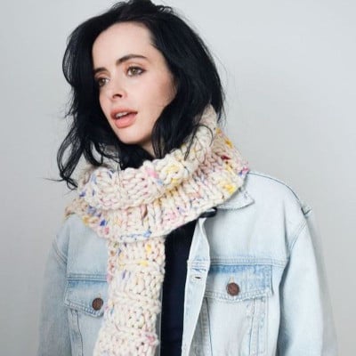 We Are Knitters Beginner Knitting Kit for Confetti Scarf										 - Rib Scarf