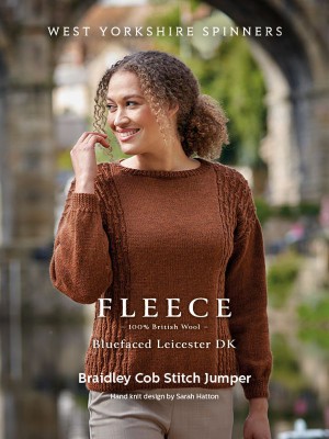 West Yorkshire Spinners Braidley Cob Stitch Sweater in BFL DK										