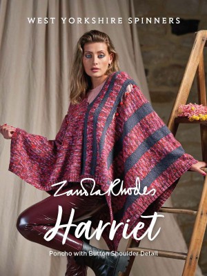 West Yorkshire Spinners Harriet Poncho by Zandra Rhodes										