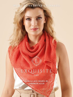 West Yorkshire Spinners Saskia Lace Shawls in Exquisite Lace										