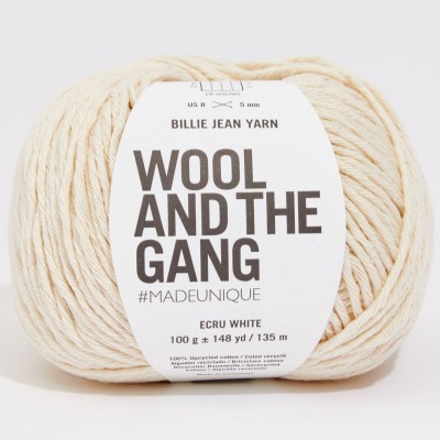 Wool and the Gang Billie Jean - 253 Ecru White