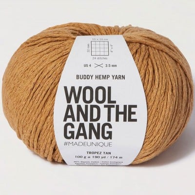 Wool and the Gang Buddy Hemp - 221 Tropez Tan