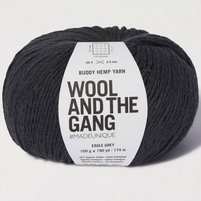 Wool and the Gang Buddy Hemp - 31 Eagle Grey
