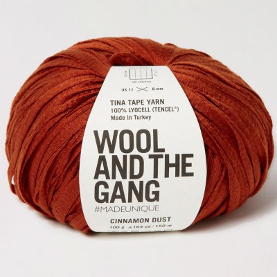 Wool and the Gang Tina Tape Yarn - 19 Cinnamon Dust