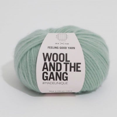 Wool and the Gang Feeling Good Yarn										 - 033 Eucalyptus Green