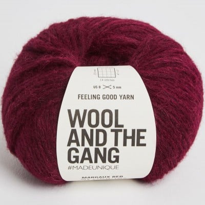 Wool and the Gang Feeling Good Yarn - 053 Margaux Red
