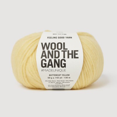 Wool and the Gang Feeling Good Yarn										 - Buttercup Yellow