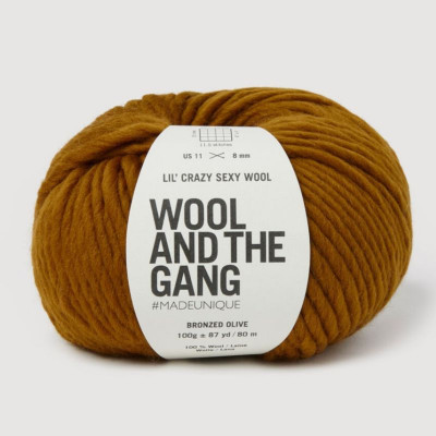 Wool and the Gang Lil Crazy Sexy Wool										 - 149 Bronzed Olive