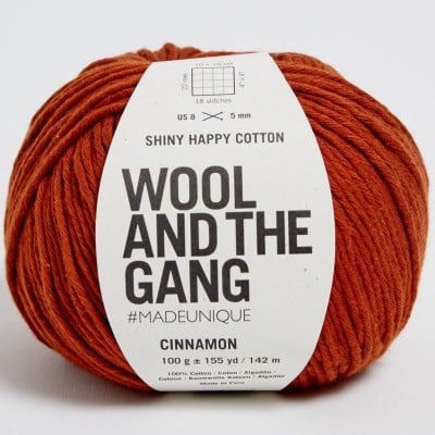 Wool and the Gang Shiny Happy Cotton										 - 019 Cinnamon Dust