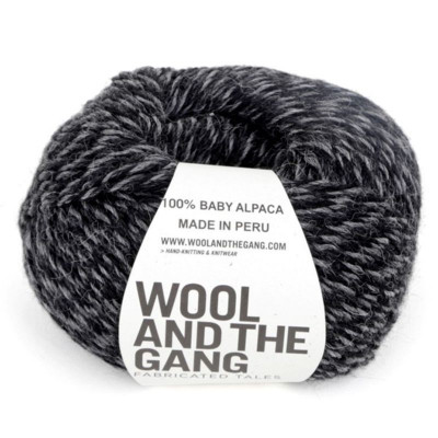 Wool and the Gang Sugar Baby Alpaca										 - 081 Shacklewell Grey
