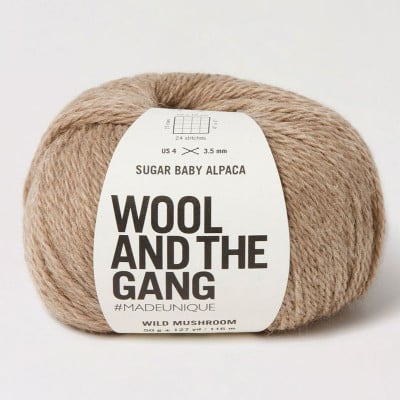 Wool and the Gang Sugar Baby Alpaca										 - 190 Wild Mushroom